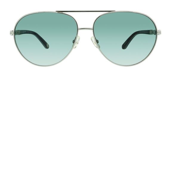 Juicy Couture JU 582/S F8 086P Silver Black Aviator Sunglasses